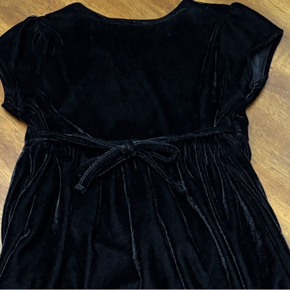 Blueberi Boulevard Black Velvet Dress - Picture 3 of 5